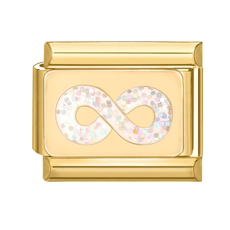 Wholesale Italian charm bracelet 9 facial mask DIY splicing removable stainless steel com posable bracelet