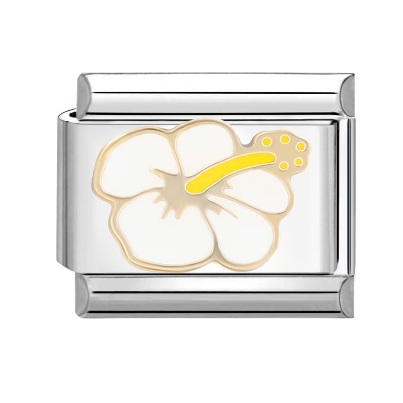 Wholesale  Italian Beaded Bracelet 9mm DIY Splicing Removable Stainless Steel Combinable Bracelet