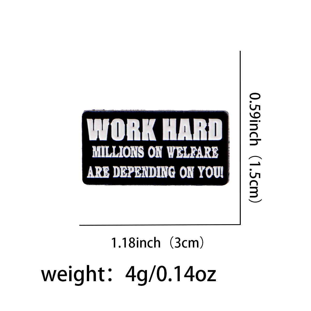 Wholesale Cartoon Quote Brooch