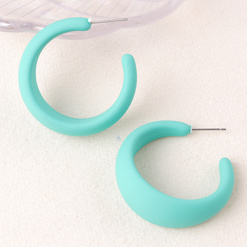Wholesale  Colorful Candy Color Exaggerated Earrings