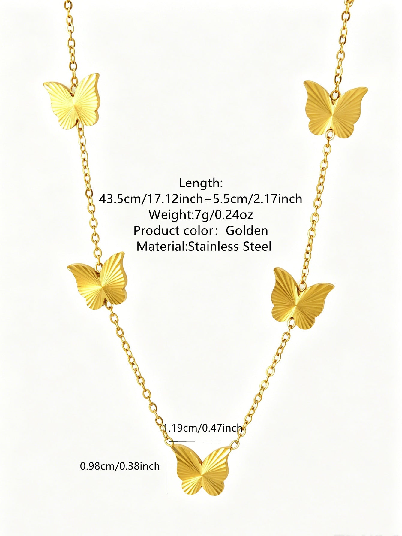 Wholesale Stainless Steel Butterfly Dragonfly Insect Jewelry Set Fashion Accessory Gift Boutique Resale