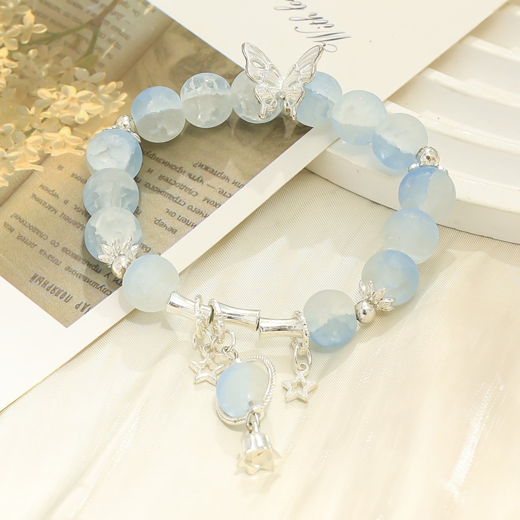 Wholesale  Month Star Glass Bracelet