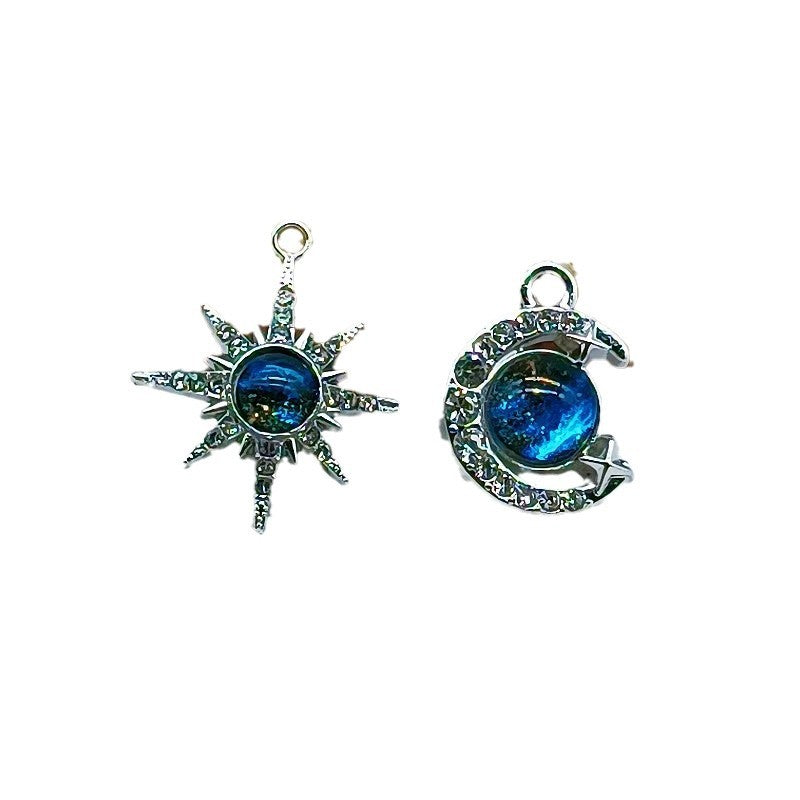 Wholesale Starry Sky Micro-Paved Zircon Pendant DIY Jewelry Earrings Necklace Bracelet Accessories Wholesale Jewelry Stylish