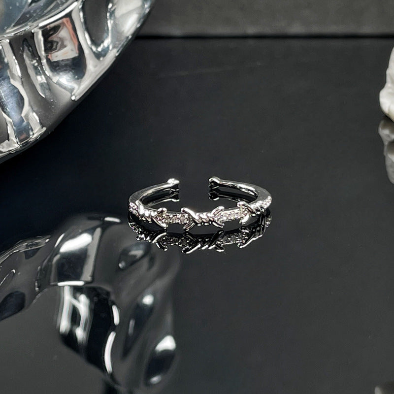 Wholesale all-match high-grade light luxury index finger ring