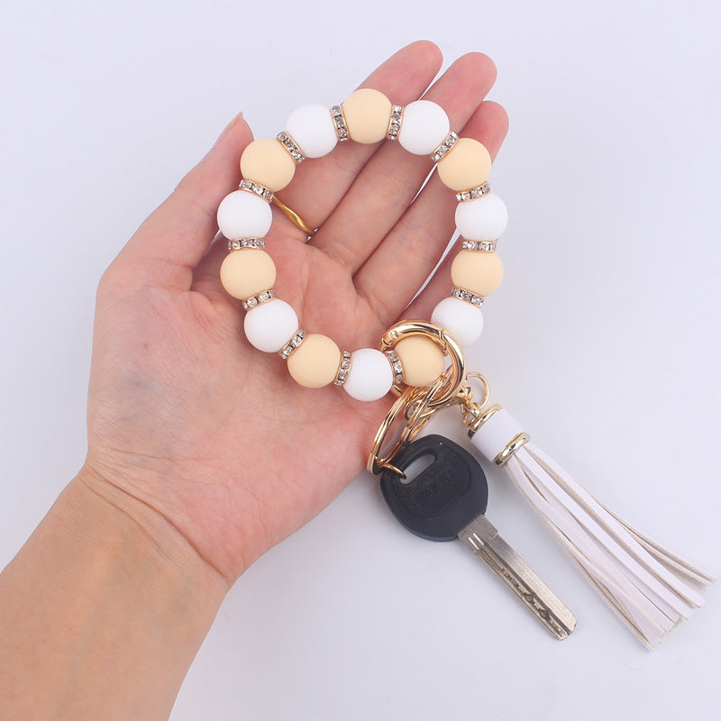 Wholesale Silicone Bracelet Wrist Keychain