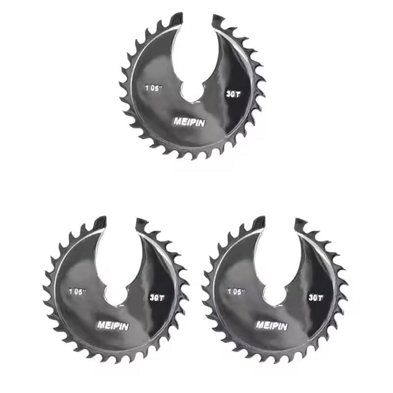 Wholesale Cyberpunk Mechanical Style Hip Hop Serrated Titanium Steel Metal Exaggerated Ear Clip Earrings