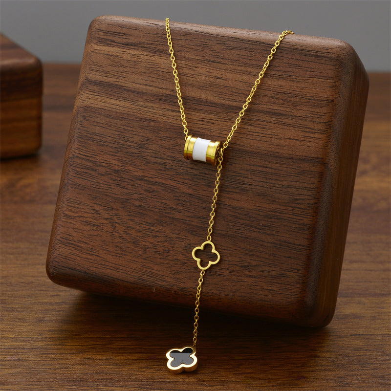 Wholesale Titanium Steel Necklace Women ACC-NE-Quanx008