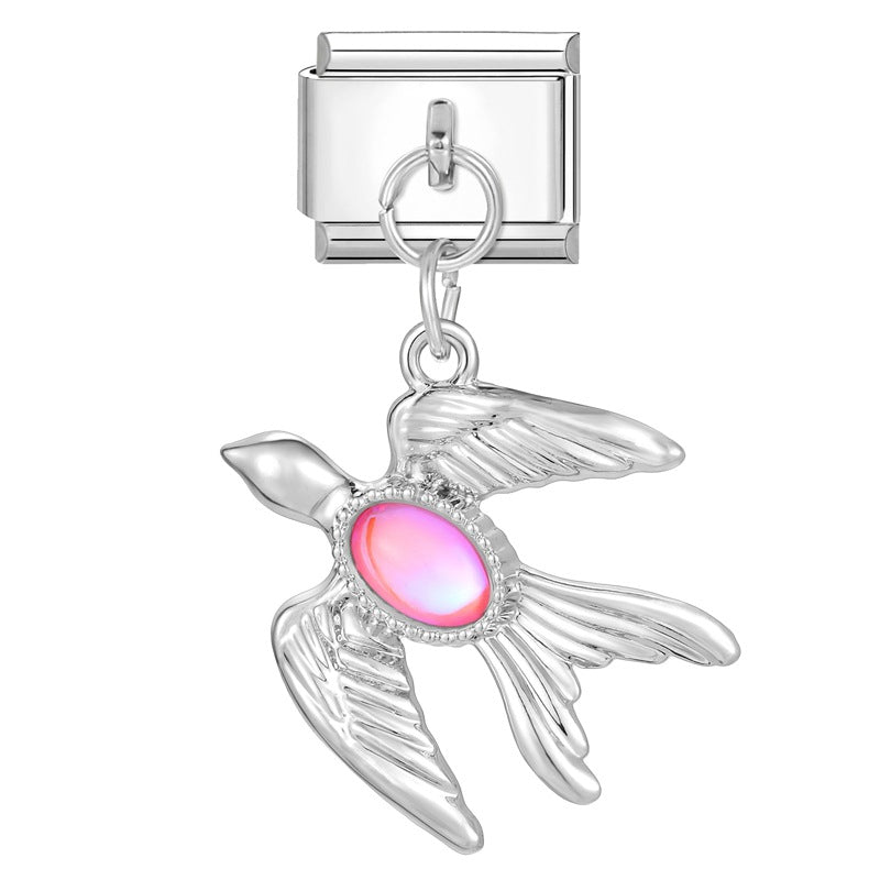 Wholesale 9mm Italian Charm Starter Bracelets DIY Pendant Stainless Steel Composable Bracelet