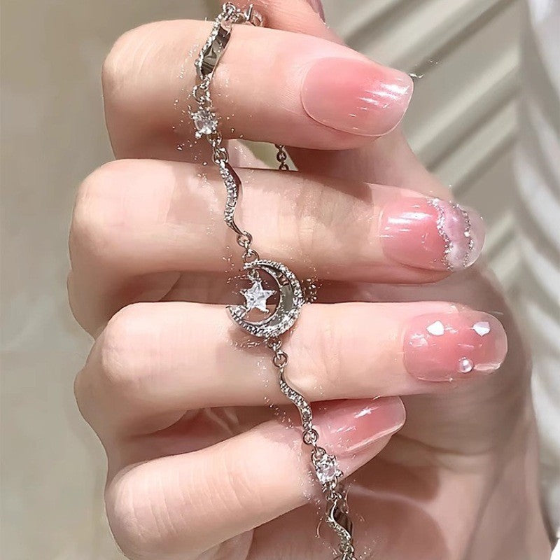 Wholesale Star Moon Zircon Bracelet