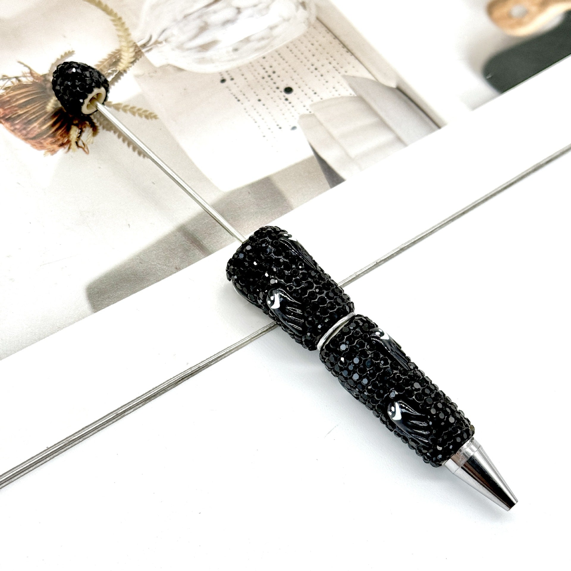 Wholesale  Full Diamond  Skull Pumpkin Ghost Series Beadable Pens