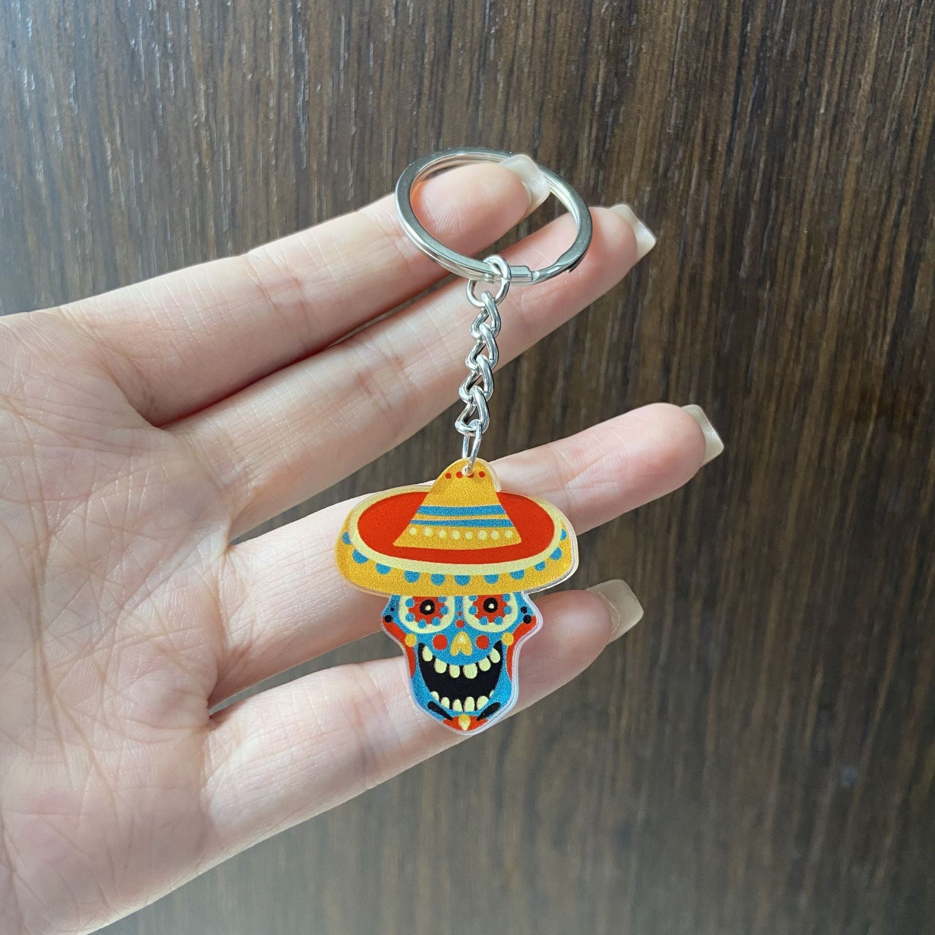 Wholesale Mexican Carnival unique and exaggerated keychain accessories