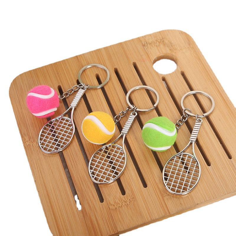 Wholesale  Badminton Tennis Keychain