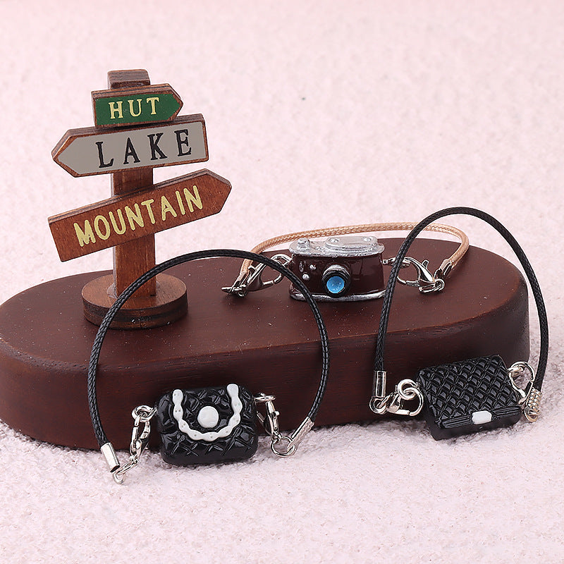 Wholesale Cute cartoon mini mobile phone mini bag doll accessories