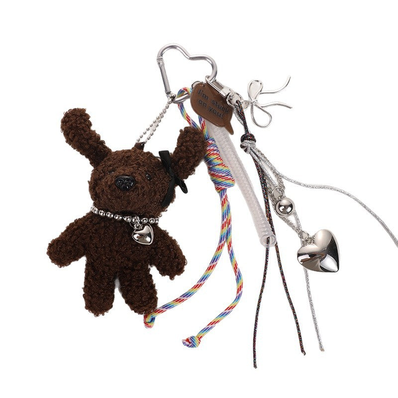 Wholesale Bear rabbit plush keychain