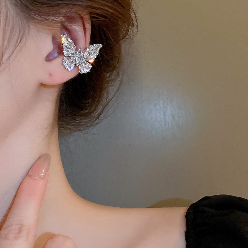 Wholesale Diamond Butterfly Earrings Ear Studs ACC-ES-Huiih002