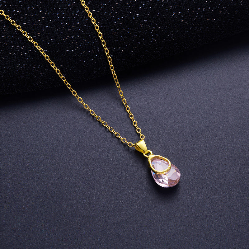 Wholesale  Light Luxury Simple Earrings Design Niche Jewelry suit