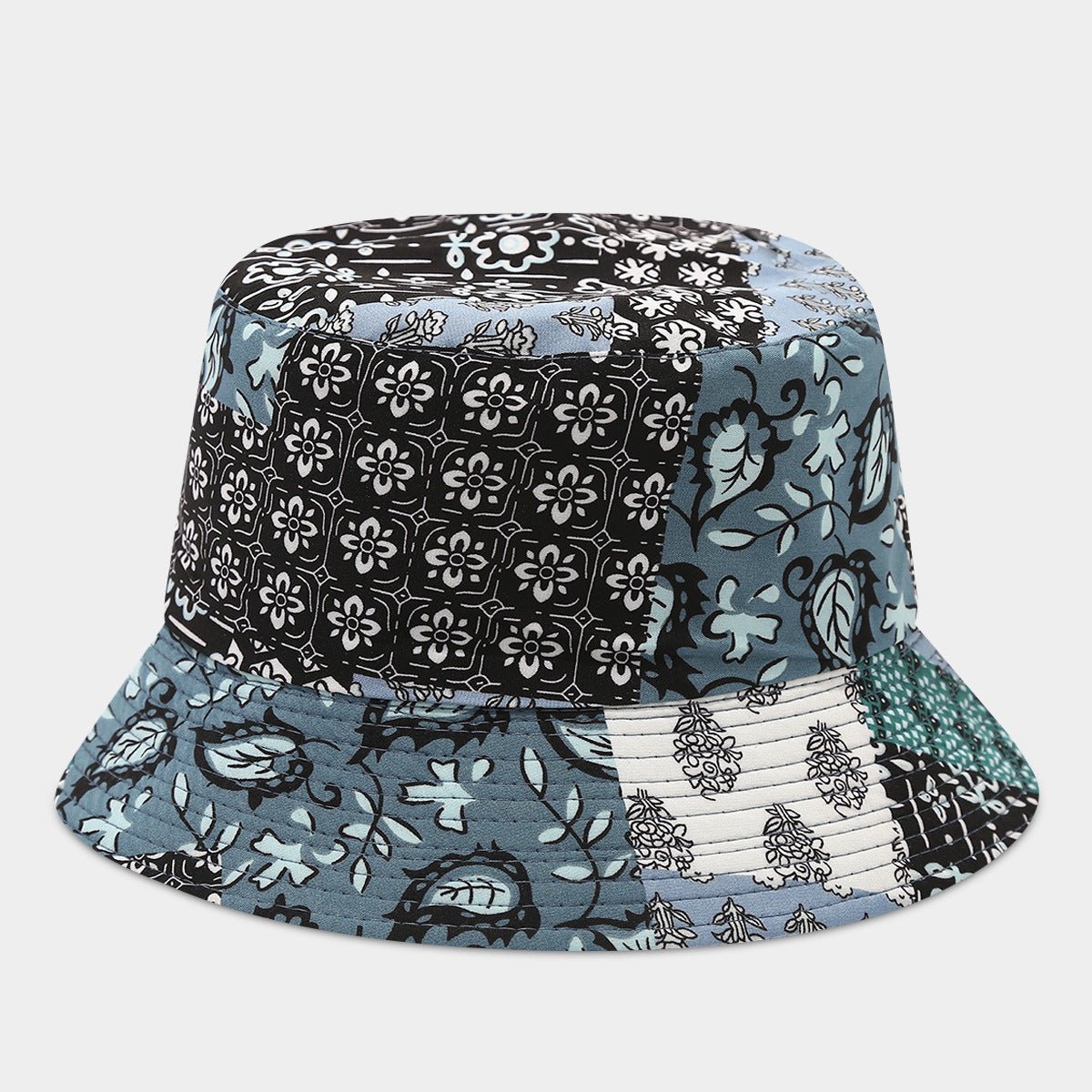 Wholesale Bohemian Small Flower Full Print Sunscreen Fisherman Hat
