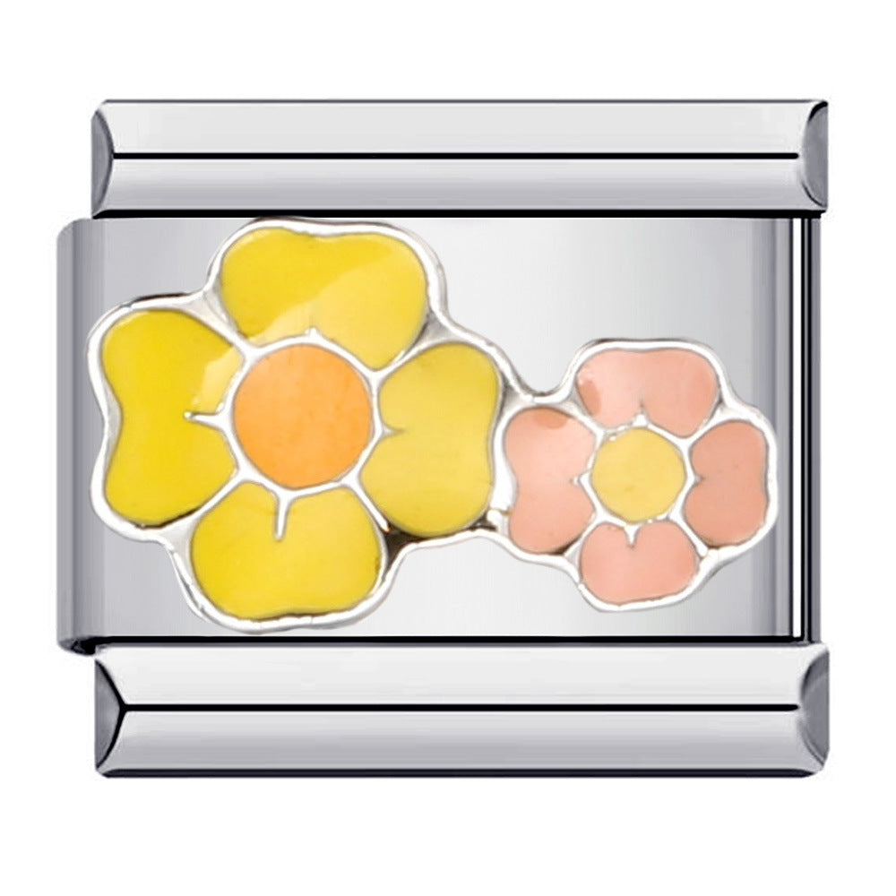 Wholesale Italian Charm Bracelet 9mm DIY Splicing Removable Stainless Steel Composable Bracelet ACC-BT-QiYing006