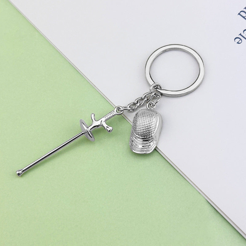 Wholesale Fencing Sports Keychain Pendant Club Gift ACC-KC-XunXin004