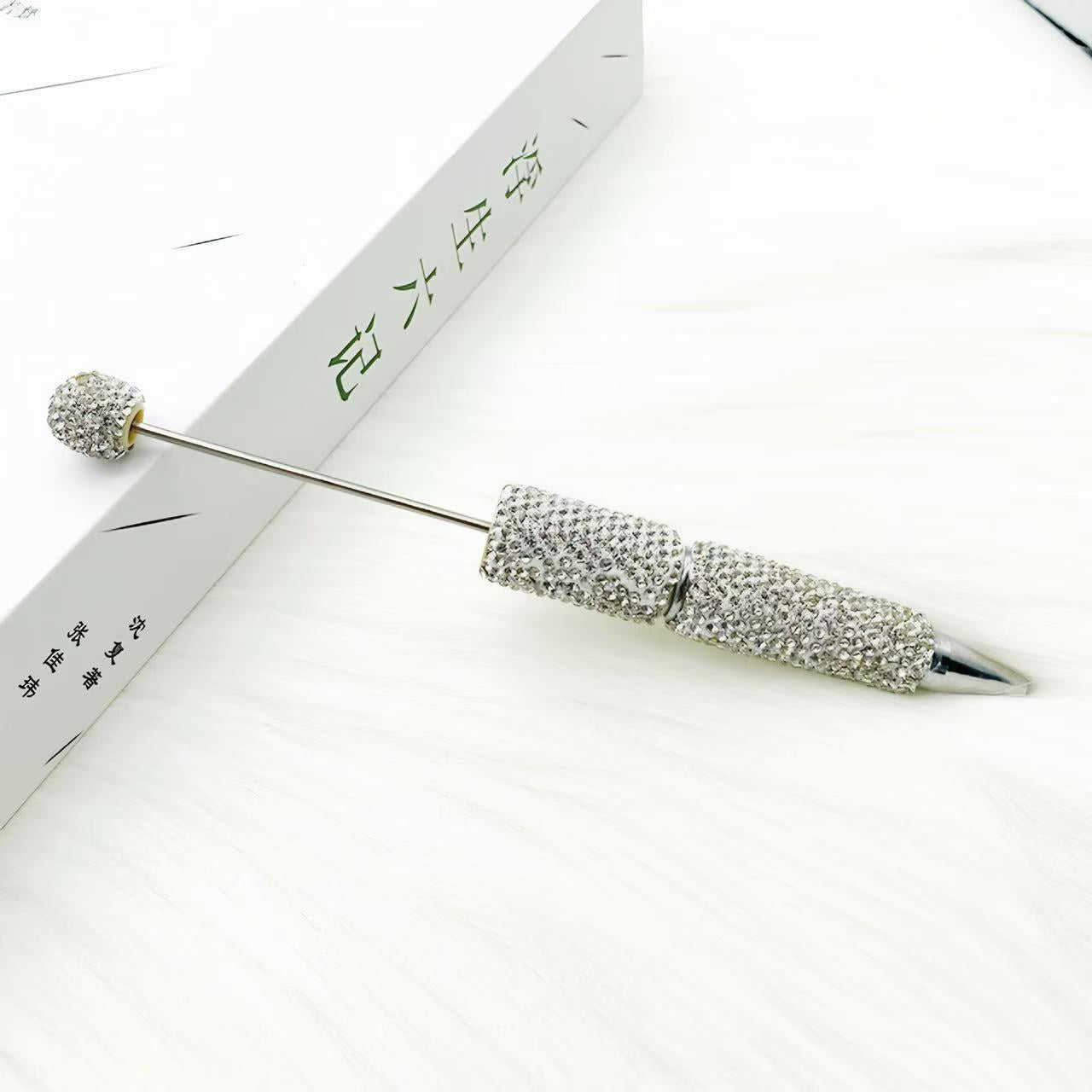 Wholesale 10pcs creative full drill beaded ballpoint pen