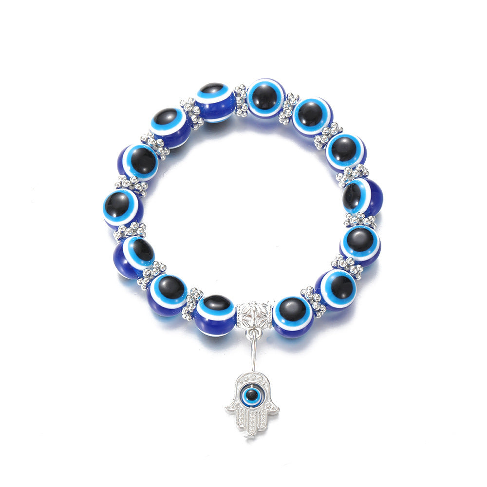 Wholesale Evil Eye Bracelet Butterfly Bracelets Love Resin Round Bead Bracelet ACC-BT-MY011