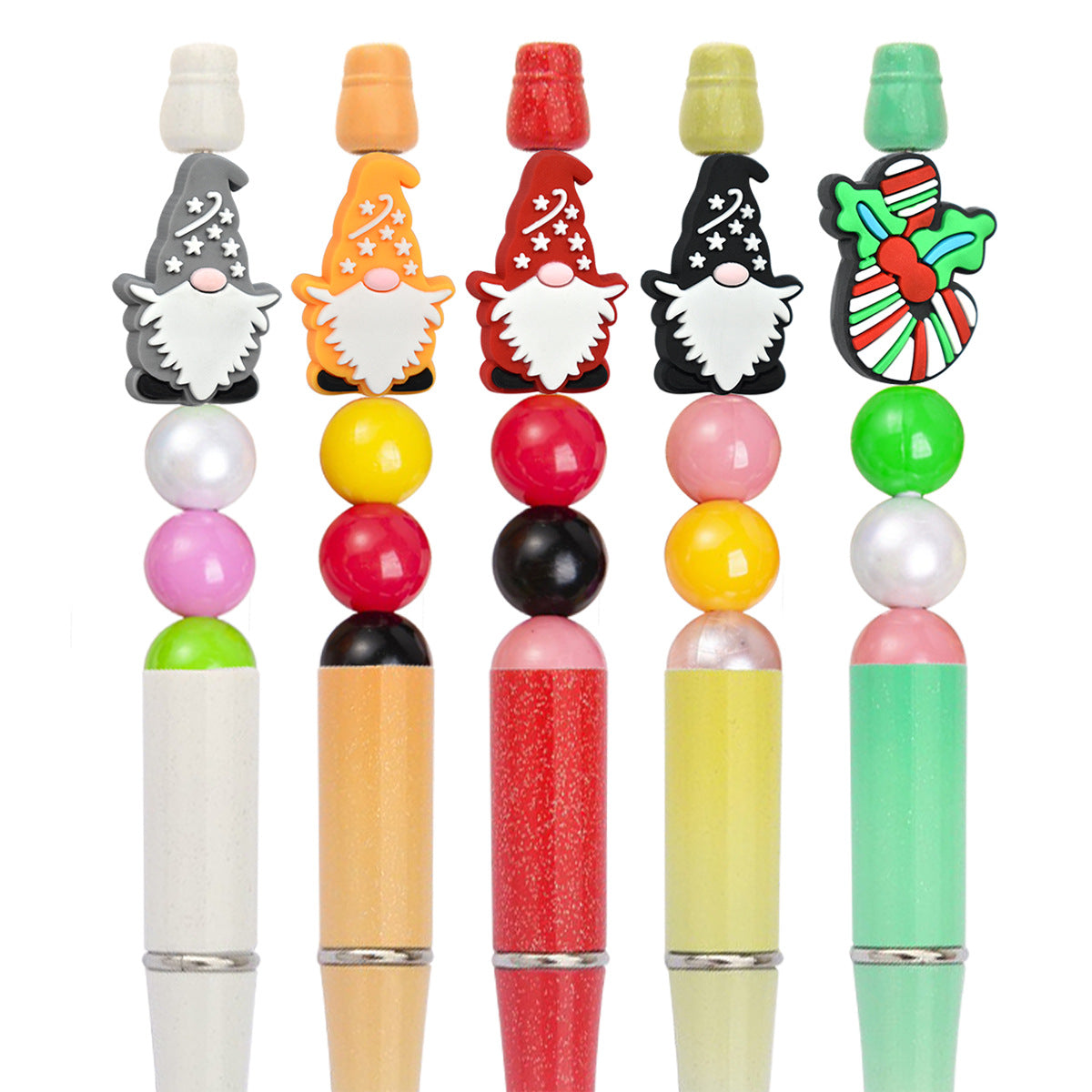 Wholesale Random 100pcs PVC Christmas Soft Focal Beads ACC-BDS-RYY001