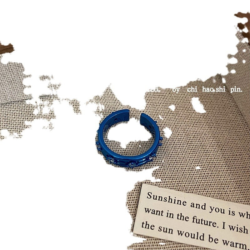 Wholesale  Blue Clover ring