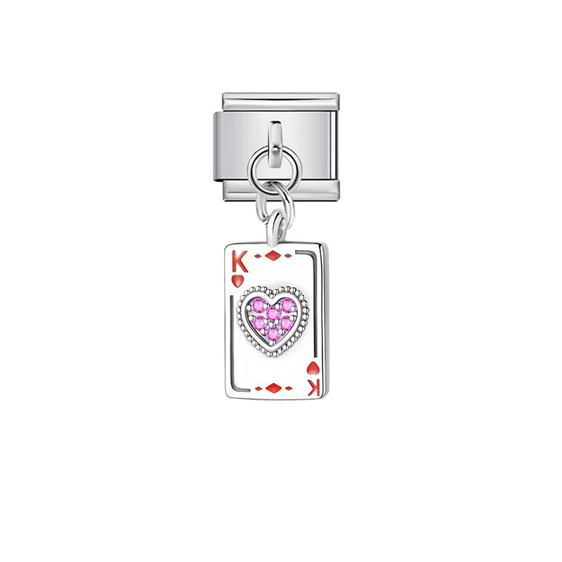 Wholesale Cartoon Stainless Steel DIY Bracelet Charms - Fashion Accessory for Resale