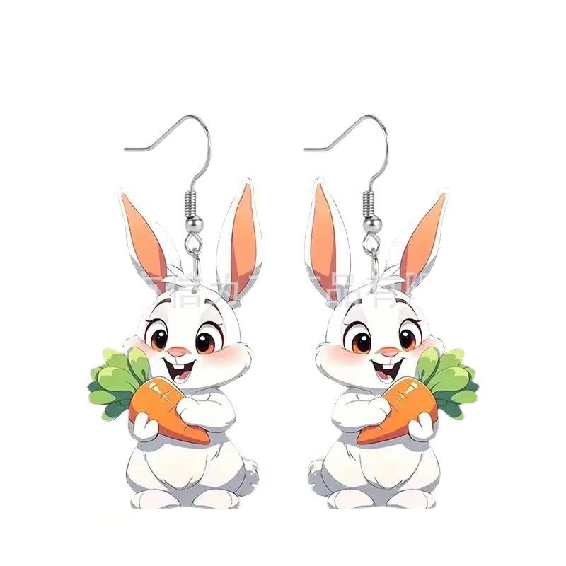 Wholesale Cute cartoon cat earrings