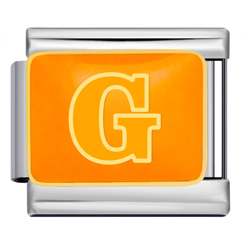 Wholesale 10pcs Italian Charm Bracelet 9mm DIY Splicing Colorful Oil-Drip Letters Stainless Steel Composable Bracelet