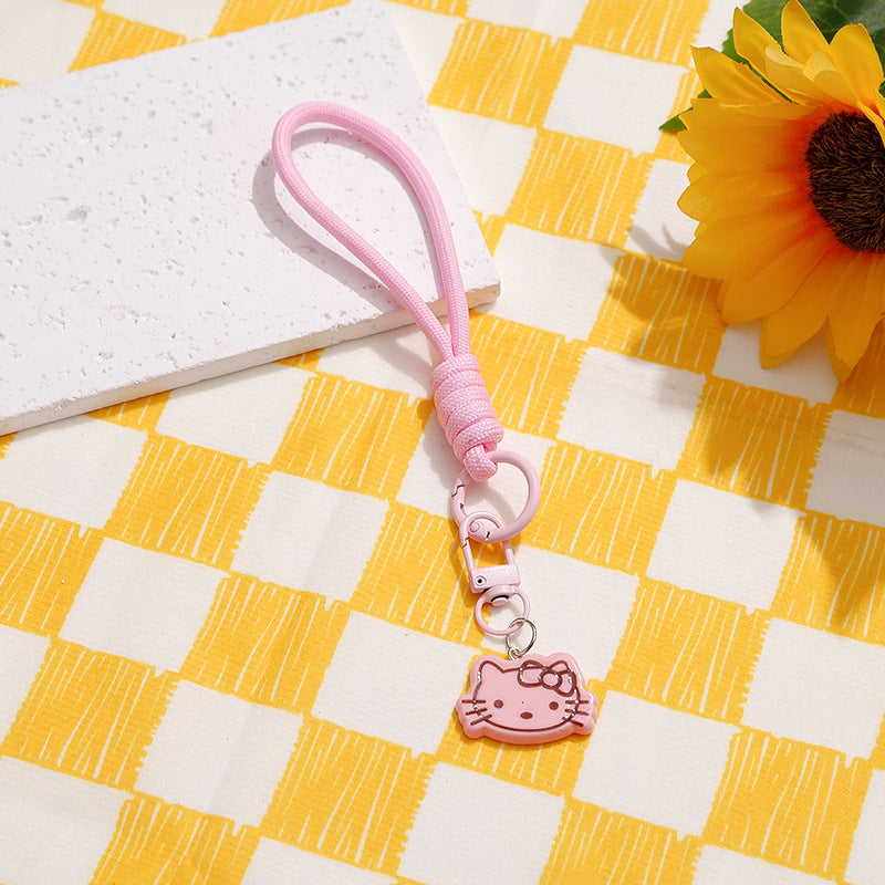 Wholesale Minimalist Short Phone Lanyard with Cute Resin Charm - Stylish Phone Accessory Gift