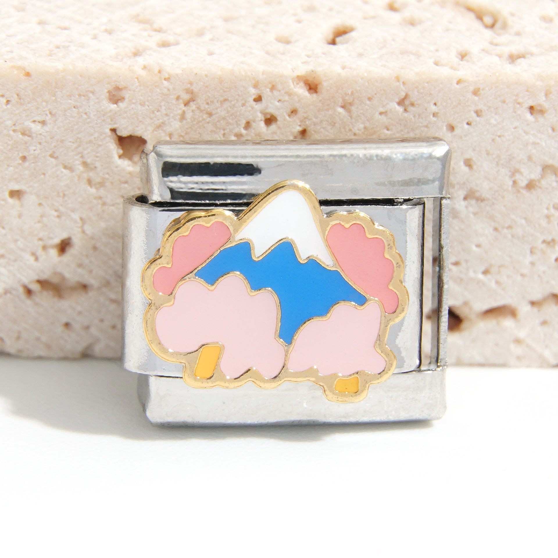 Wholesale Italian Charm Bracelet 9mm DIY Splicing Creative Pattern Stainless Steel Composable Bracelet