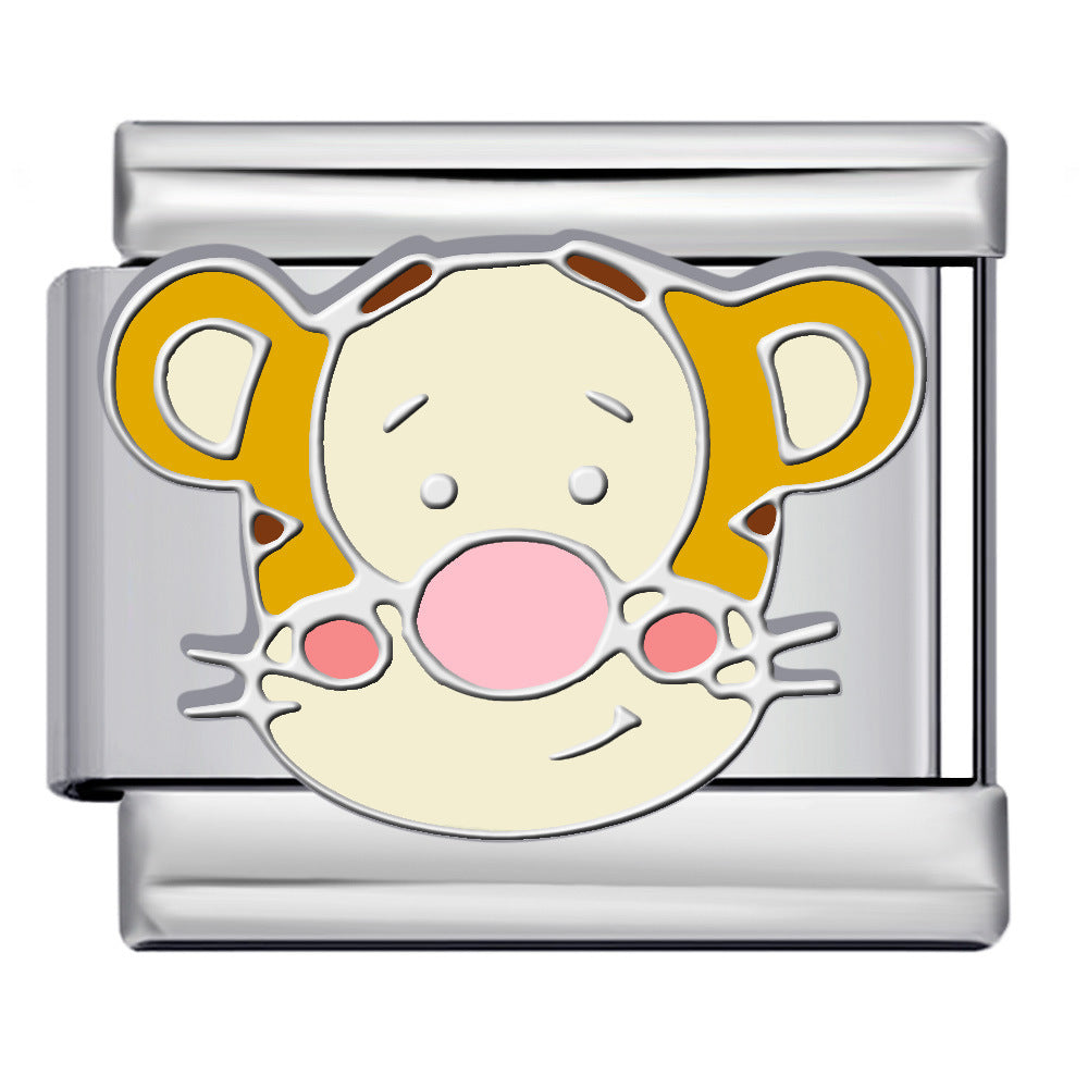 Wholesale  Italian ModuleTitanium Steel Cute Cartoon Series DIY  Bracelet