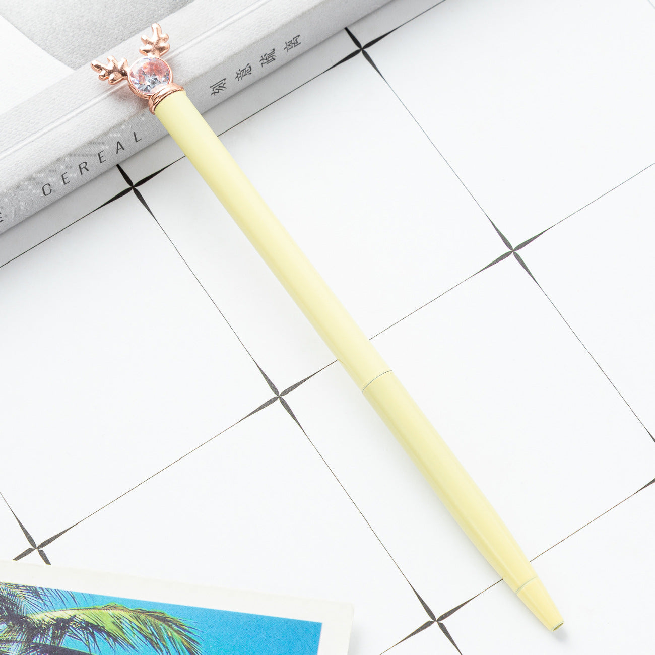 Wholesale Creative Cartoon Deer Head Style Pen  Ballpoint Pen