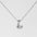 Wholesale  titanium steel smooth bubble letter necklace