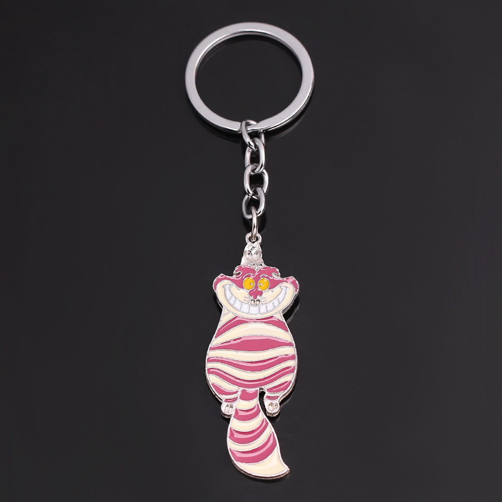 Wholesale  cat cartoon pendant keychains