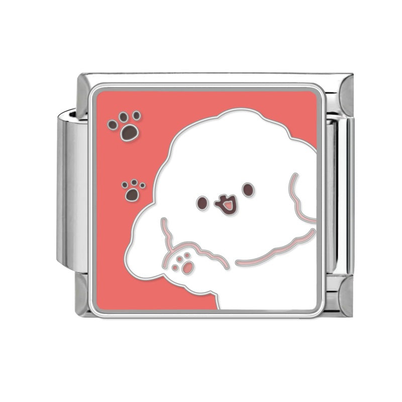 Wholesale 9mm Italian Charm Starter Bracelets DIY Cute Animal Stainless Steel Composable Bracelet