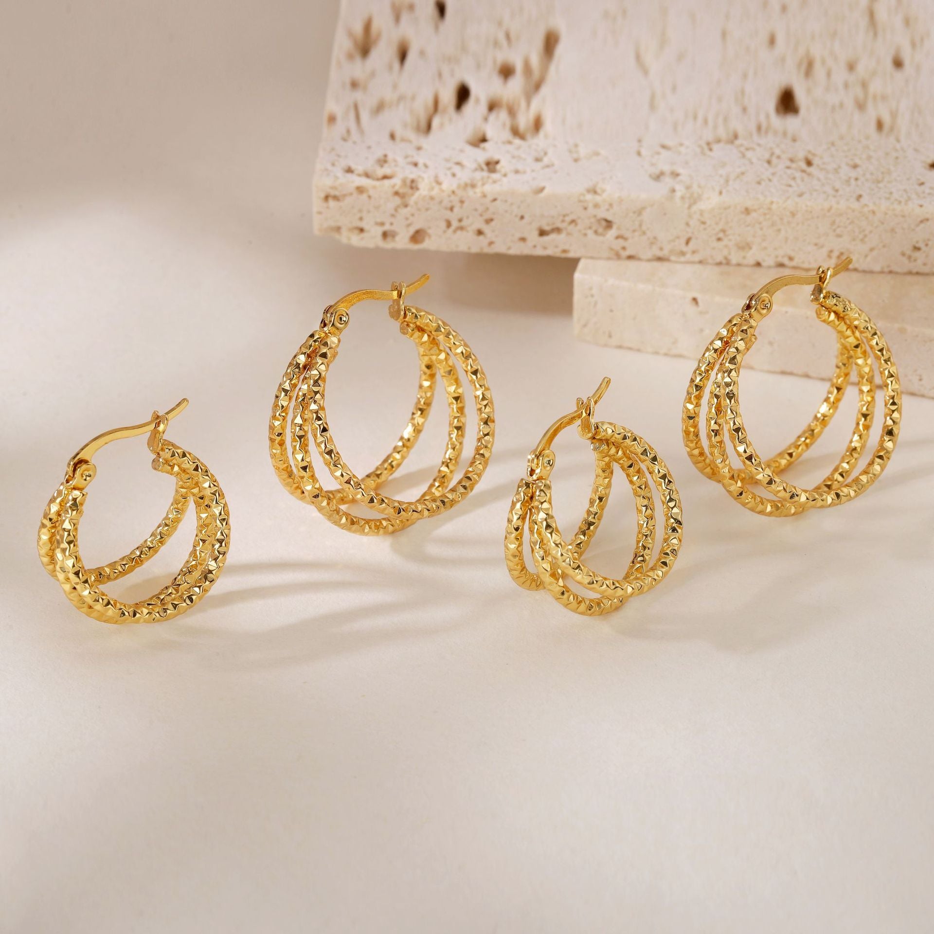 Wholesale titanium steel  non-fading earrings