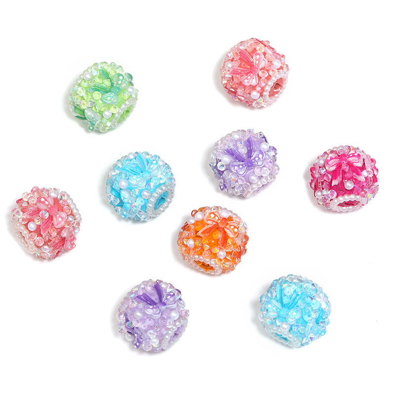 Wholesale 10pcs Crystal Beads with Straight Holes