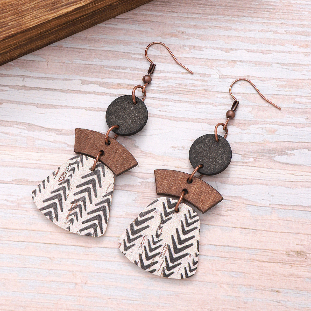 Wholesale  Bohemian Style Multi-Layered Splicing Earrings