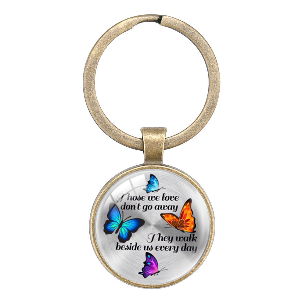 Wholesale Keyring Mom Mother' s Day Glass Keychain