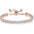 Wholesale White Zircon Tennis Pulling Bracelet Set