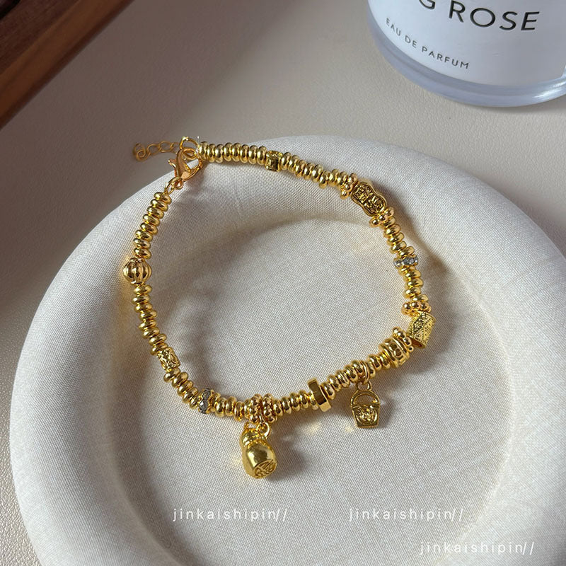 Wholesale Light luxury gold wrapped bracelet