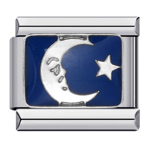 Modello di saldatura in acciaio al titanio all'ingrosso Bracciale con modulo italiano Charms a goccia d'olio placcato oro