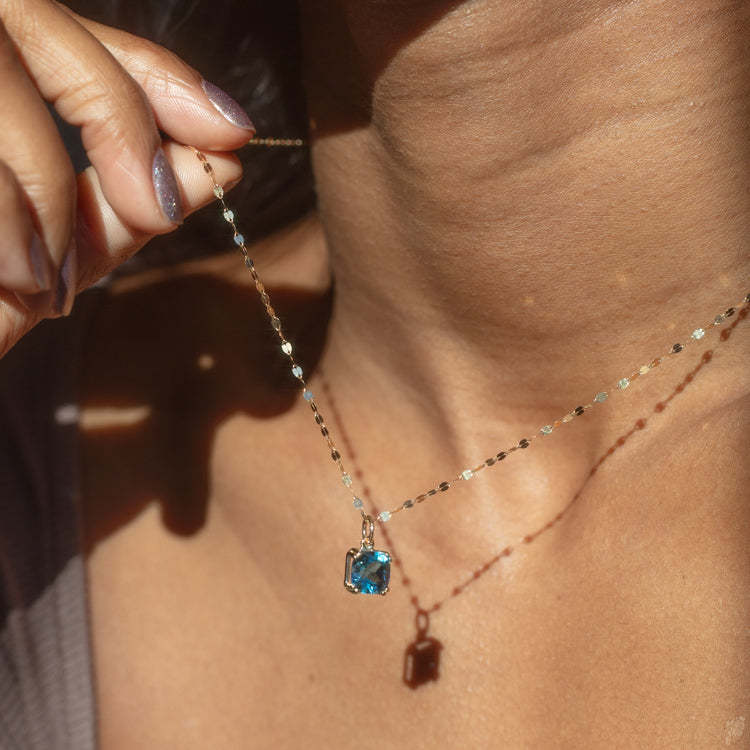 Wholesale DIY Oval Square Round Pendant Necklace