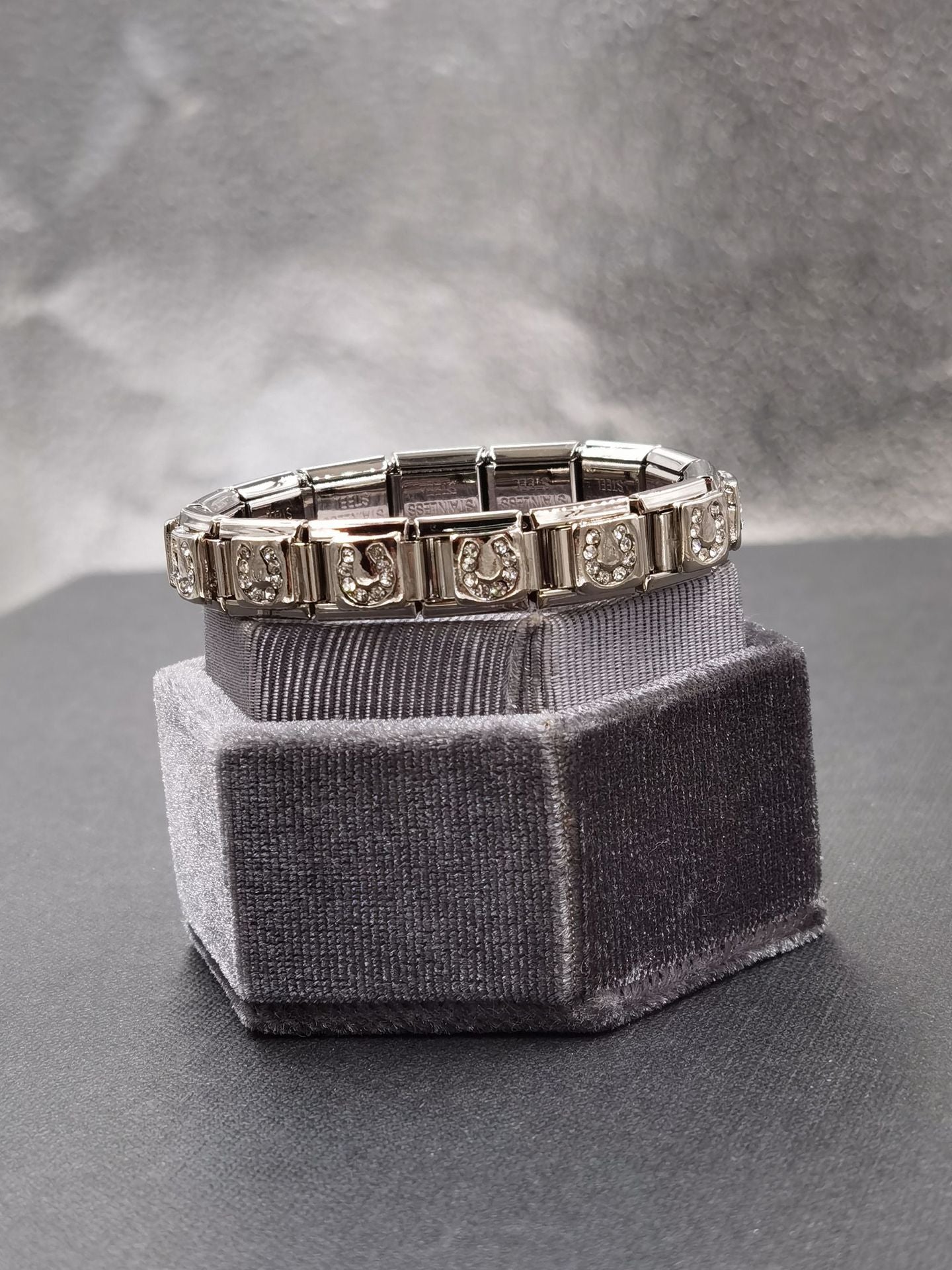 Wholesale Italian Charm Bracelet Charm Module Stainless Steel Bracelet 9mm DIY Pattern Free Stitching Detachable Composable Bracelet ACC-BT-XY001