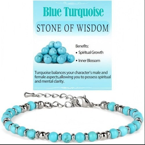 Wholesale Natural stone bead bracelet adjustable