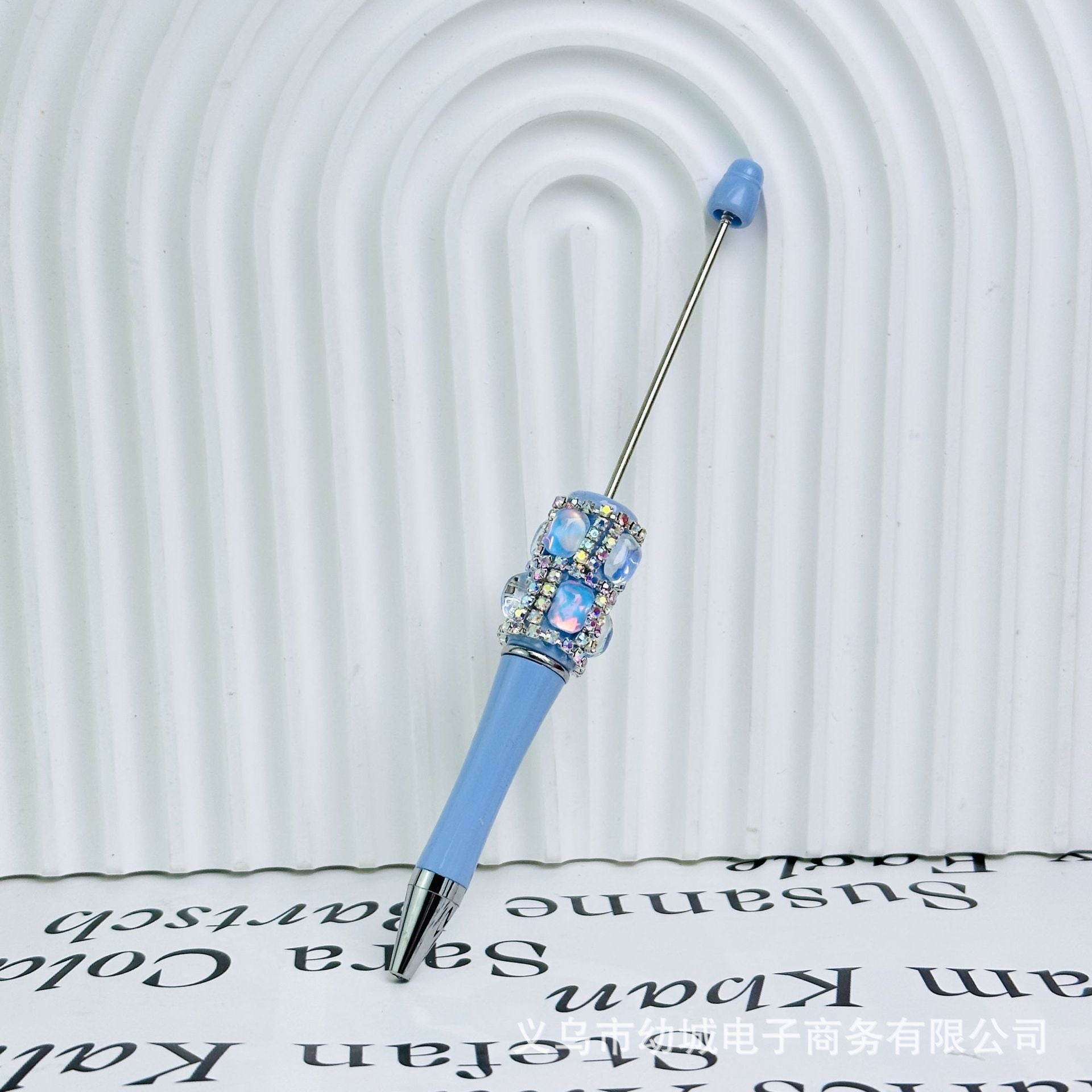 Wholesale 10pcs Creative DIY bright diamond beadable pens