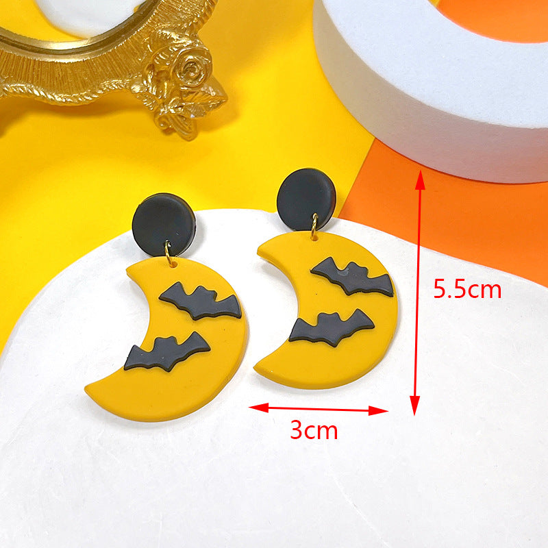 Wholesale Halloween Series Soft clay Earrings
