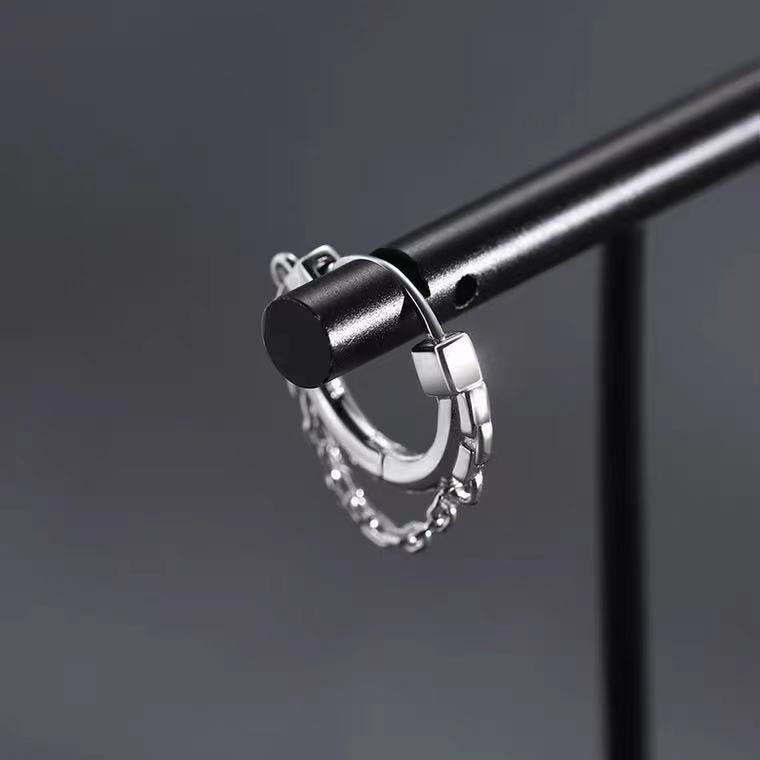 Wholesale S925 Sterling Silver Earrings  Single Ear Buckle